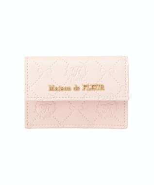 Maison de FLEUR モノグラムカードケース Pink