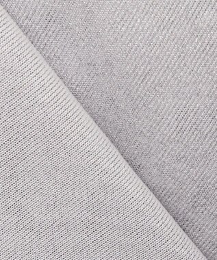 ICB 【洗える】 シアーレイヤードカーディガン ライトグレー×オフホワイト系