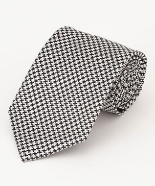 J.PRESS MEN 【J.PRESS BLACK&WHITE COLLECTION】小紋柄 フォーマルネクタイ ホワイト系3