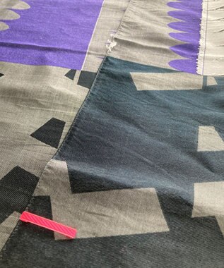 POLS キュプラスカーフ ブルー