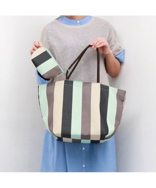 UNBILLION カシュカシュ cachecache / ウォータプルーフストライプビッグトート