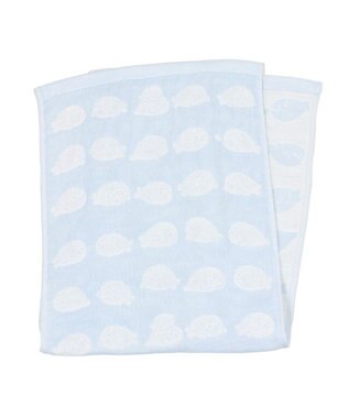 Mother garden しろたん いっぱい柄 6重ガーゼ フェイスタオル フェイスタオル