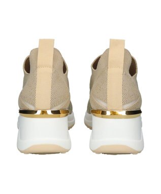 Bridget Birkin 【Bridget Birkin】ビジューニットヒールアップスニーカー ゴールド雑材