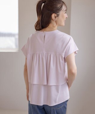 組曲 バックフリル カットソー ピンク系