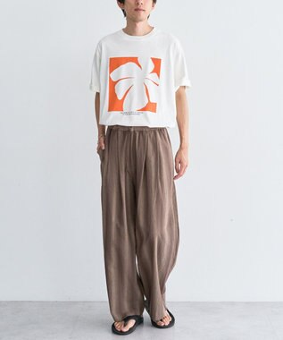 CRAFT STANDARD BOUTIQUE フラワープリントグラフィックＴシャツ A