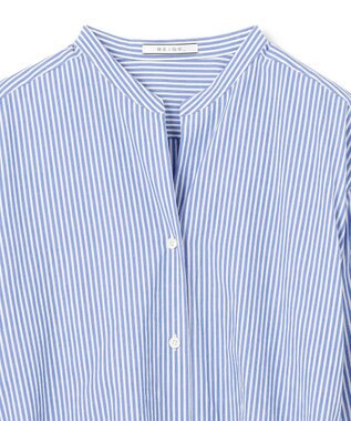 BEIGE， 【WEB限定】GILLES / シャツワンピース Blue Stripe