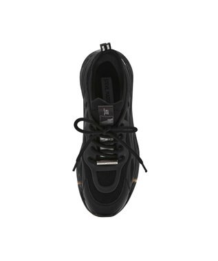 STEVE MADDEN ROCKETS スパイラルソールスニーカー ブラックブラック