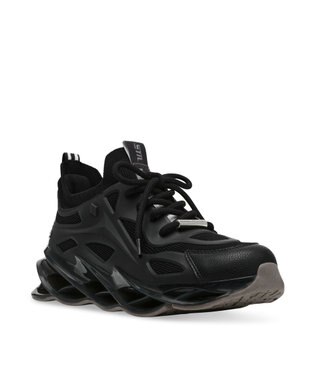 STEVE MADDEN ROCKETS スパイラルソールスニーカー ブラックブラック