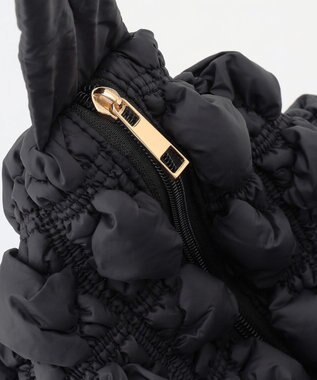 ANY SIS 【2WAY】キルティングドロストショルダー バッグ ブラック