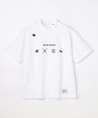 PW CIRCULUS 【WOMEN】アニマルグラフィックモックネック  ゴルフウェア レディース