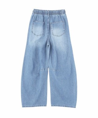 Green Parks ウエストタックコクーンデニムパンツ Light Indigo