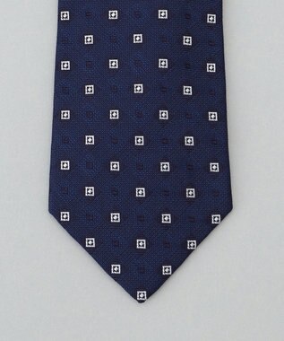 GOTAIRIKU 日本縫製/オリジナル柄【Fermo Fossati】ネクタイ_小紋柄 ネイビー系8