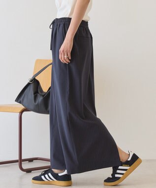 AMERICAN HOLIC 【イージーケア】ベイカータイトスカート Stripe Navy