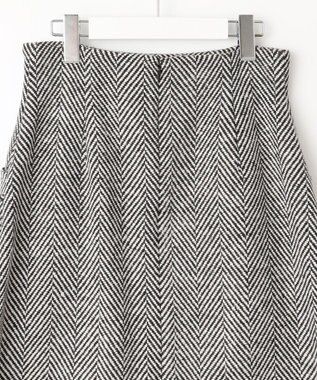 Feroux 【古畑星夏さん着用】ヘリンボンハイウエストミディ スカート ホワイト系2