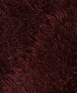 BEIGE， WERNER / ファンシーヤーンヘアリーニットプルオーバー Bordeaux