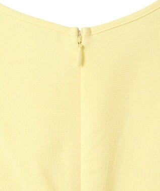 Green Parks ボリュームスリーブティアードワンピース Yellow