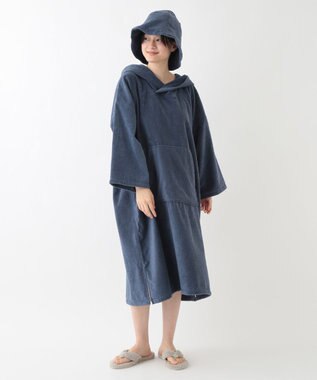 UCHINO エアリータッチ サウナタオルハット ダークブルー