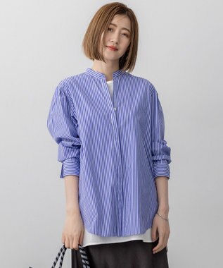 【滝沢眞規子さん着用/mi-molletコラボ/洗える】CANCLINI デザイン シャツ