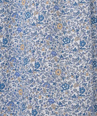 J.PRESS LADIES 【洗える】 LIBERTY Honeydew/Kate&Mil スタンドカラー ブラウス ブルー系5