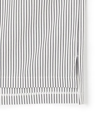 23区 【洗える】タックディテールプルオーバー ストライプ カットソー ネイビーストライプ