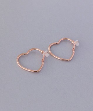 Phoebe ビックオープンハートイヤリング　ローズゴールド ローズゴールド
