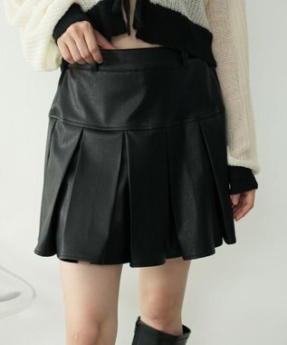 PUプリーツスカパン