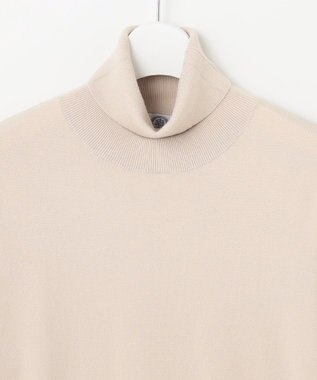 J.PRESS LADIES L 【洗える】PRINCE タートルネック ニット ベージュ系