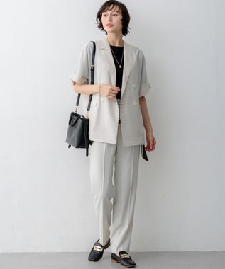 23区 【先行予約】シアータンブラー ダブルジャケット ベージュ系