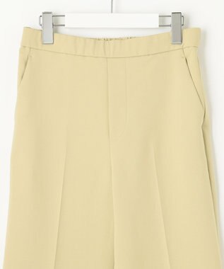 UNFILO L イージーパンツ ストレート ライトイエロー系