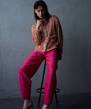 自由区 【カトリエムブーケ】Melange de couleurs カラーミックスカーディガン ピンク系