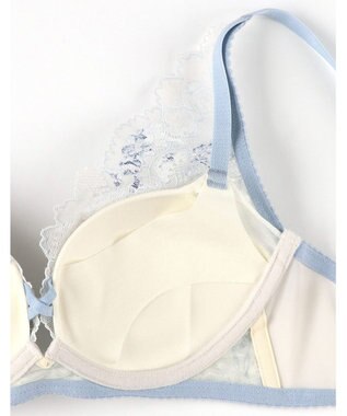 WACOAL 【重力ケアブラ】 ノンワイヤーブラ バストを重力から守る まる胸をキープ ラクなつけごこち Gカップまで対応 大きいサイズ レディース BXB194 /ワコール ホワイト系