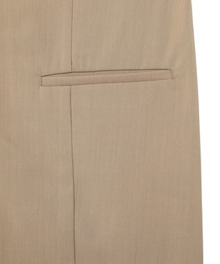 Green Parks クルーネック多釦ジレ Mocha