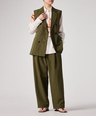 Paul Smith リネンミックス ジレ カーキ