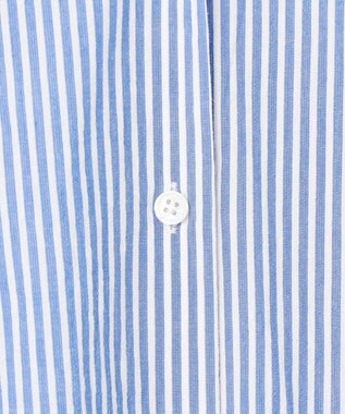 BEIGE， 【WEB限定】GILLES / シャツワンピース Blue Stripe