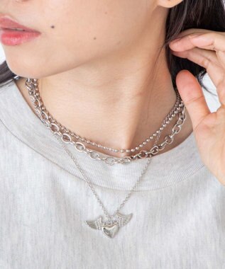 WEGO 3Pメタルモチーフネックレス 柄6