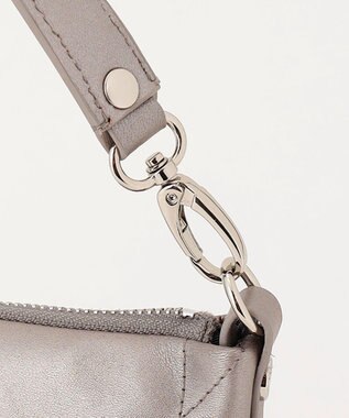 LA BAGAGERIE シープキルティング　2WAYショルダー ガンメタリック