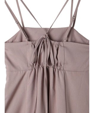 earth music&ecology ダブルストラップキャミワンピース Pink Beige