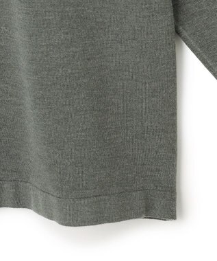 UNFILO MENS 【男女兼用】ソフトサーモ アンチピリングニット シャツ チャコール