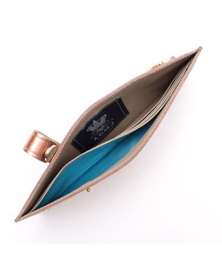 A.D.M.J. 【牛革】イタリアンレザークラックメタルスリムウォレット ぺスカ