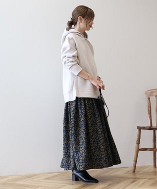 AMERICAN HOLIC サイドスリットポンチパーカー Gray Beige