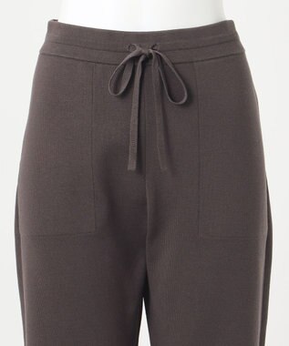 23区 【R(アール)】シルクコットン パンツ ブラウン系