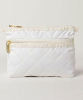LeSportsac PERFECT COSME POUCH/ピュアホワイトキルト