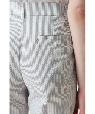 DAKS COOL MAX シアサッカークロップドパンツ グレー