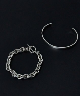 WEGO 【ユニセックス着用ITEM】M2Pステンレスバングルブレス