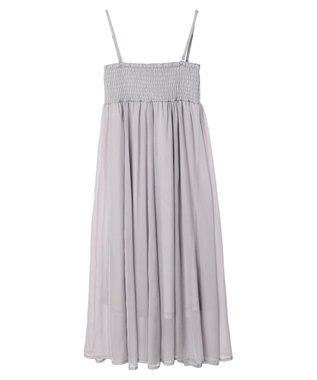 Green Parks ・ＥＬＥＮＣＡＲＥ　ＤＵＥ　ラメシフォンキャミワンピース Light Gray