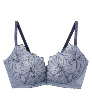 AMPHI ノンワイヤーブラ 谷間をメイク 脇高設計 A～Gカップまで対応 大きいサイズ 【BRAGENIC ブラジェニック 脇高細見えタイプ】 ブラジャー ブラ BMI353 アンフィ／ワコール