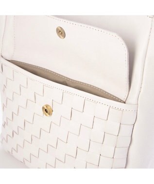 UNBILLION ピークスピーク PEAKS PEAK / 牛革レザーメッシュA4リュック アイボリー