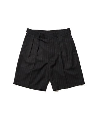 J.PRESS MEN 【J.PRESS ORIGINALS】Hight Twist T/W Toropical 2 Tuck Shorts ブラック系1