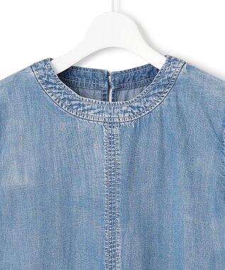 J.PRESS YORK STREET 【WOMEN】デニムワンピース ダルブルー系