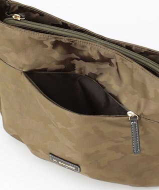 LA BAGAGERIE シャドージャカード 2WAYショルダーバッグ カーキ